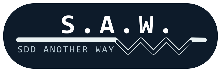 S.A.W. (SDD Another Way) logo